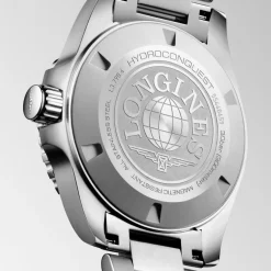 Longines HydroConquest GMT 41mm L3.790.4.56.6 | Herreure Med Lænke | Herreure I Stål