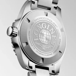 Longines HydroConquest GMT 41mm L3.790.4.06.6 | Herreure Med Lænke | Herreure I Stål