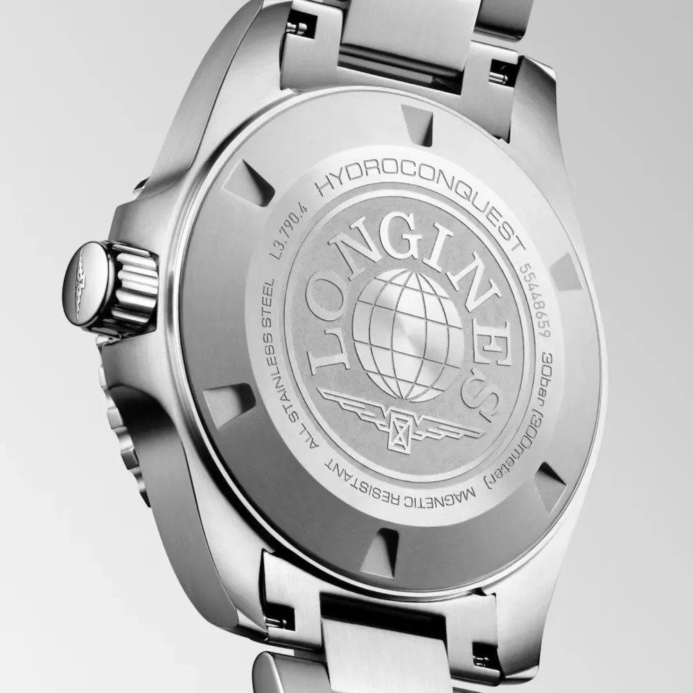 Longines HydroConquest GMT 41mm L3.790.4.06.6 | Herreure Med Lænke | Herreure I Stål