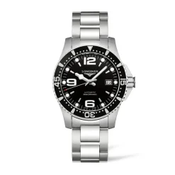 Longines HydroConquest 41mm L3.742.4.56.6 | Herreure I Stål | Herreure Med Lænke
