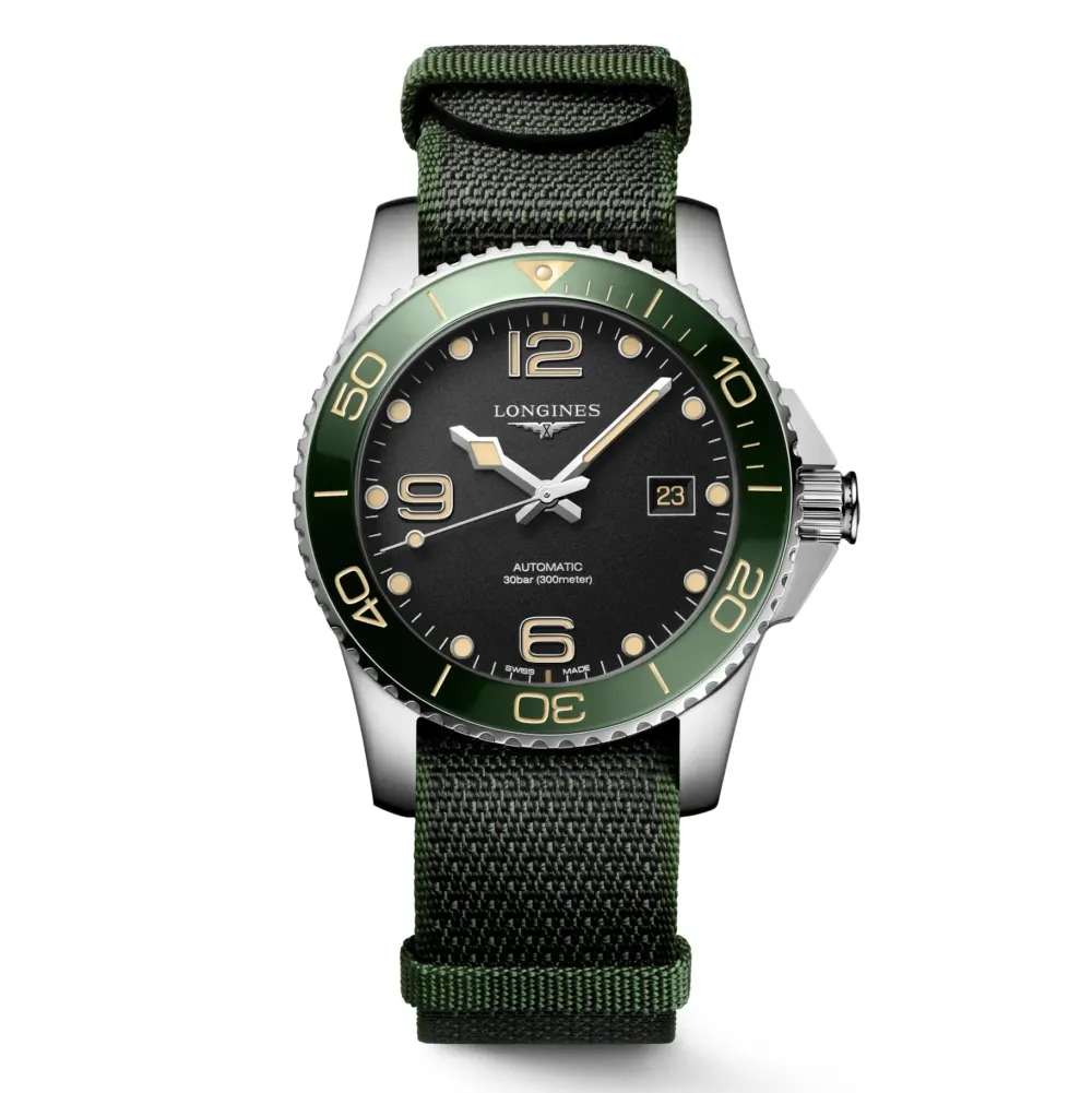 Longines HydroConquest 41mm L3.781.4.05.2 | Herreure Med Rem | Herreure I Stål