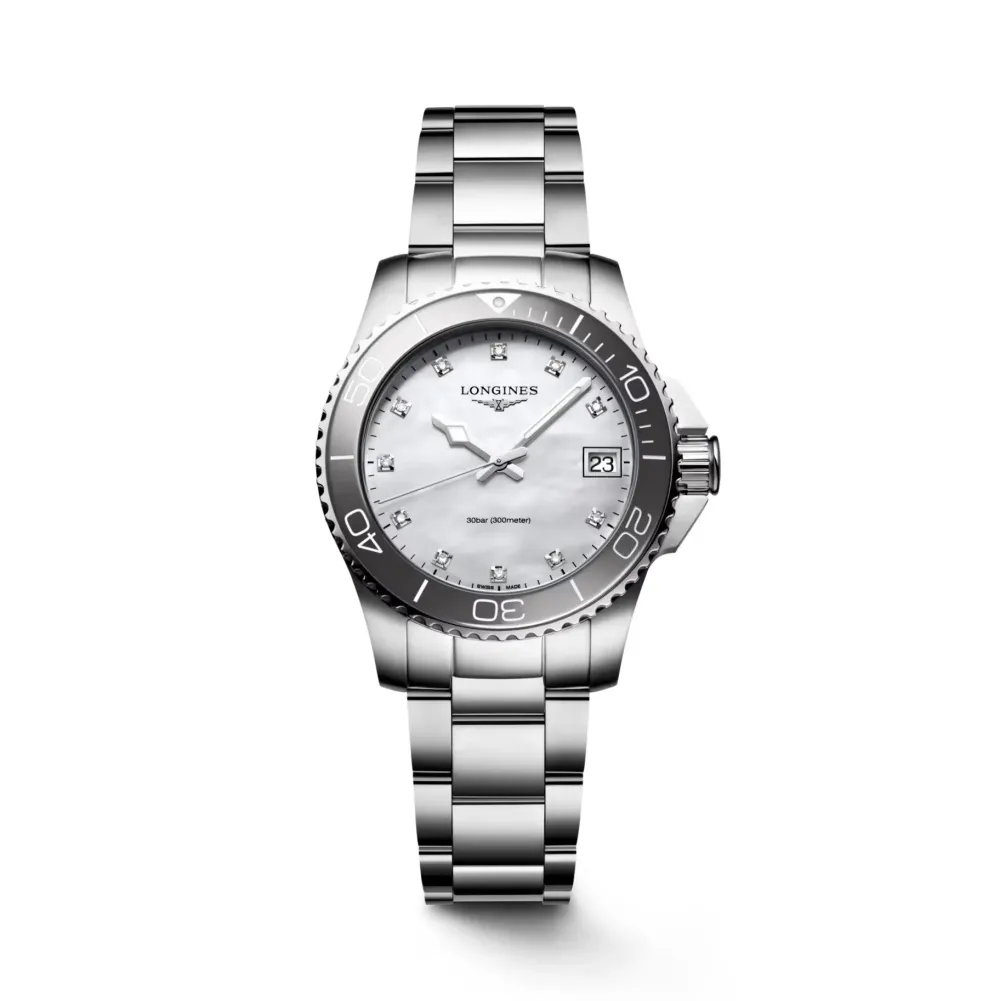 Longines HydroConquest 32mm L3.370.4.87.6 | Dame Dameure Med Lænke | Dameure I Stål