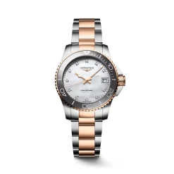Longines HydroConquest 32mm L3.370.3.89.6 | Dame Dameure Med Lænke | Dameure I Bicolor