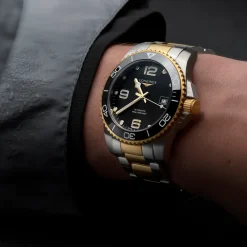 Longines HydroConquest 41mm L3.781.3.56.7 | Herreure Med Lænke | Herreure I Bicolor