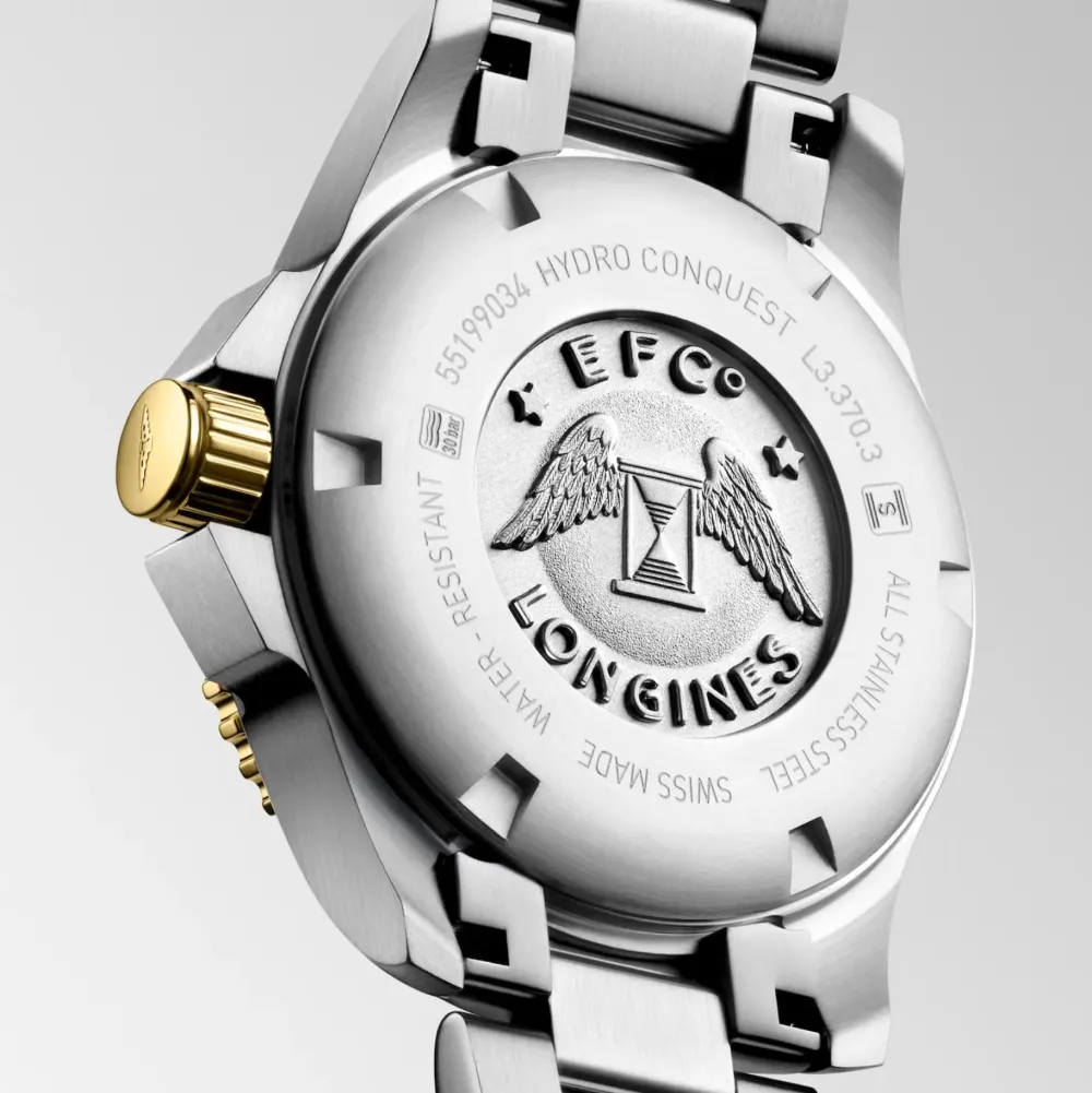 Longines HydroConquest 32mm L3.370.3.87.6 | Dame Dameure Med Lænke | Dameure I Bicolor