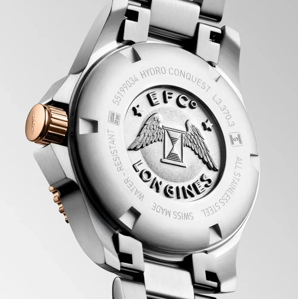 Longines HydroConquest 32mm L3.370.3.89.6 | Dame Dameure Med Lænke | Dameure I Bicolor