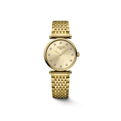 Longines La Grande Classique 24mm L4.209.2.37.8 | Dame Dameure Med Lænke | Dameure I Gulddouble