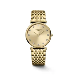 Longines La Grande Classique 29mm L4.512.2.37.8 | Dame Dameure Med Lænke | Dameure I Gulddouble