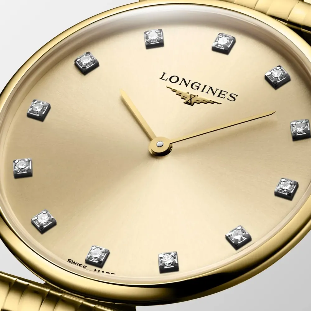 Longines La Grande Classique 29mm L4.512.2.37.8 | Dame Dameure Med Lænke | Dameure I Gulddouble