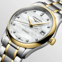 Longines Master Collection 34mm L2.357.5.87.7 | Dame Dameure Med Lænke | Dameure I Bicolor