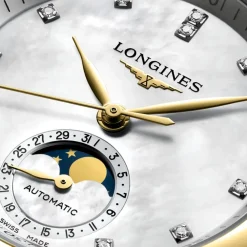 Longines Master Collection 34mm L2.409.5.87.7 | Dame Dameure Med Lænke | Dameure I Bicolor