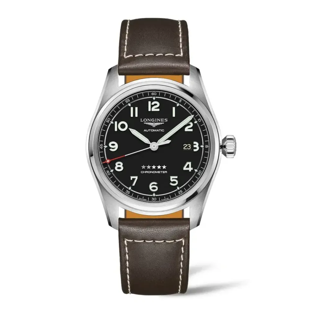 Longines Spirit 42mm L3.811.4.53.0 | Herreure Med Rem | Herreure I Stål