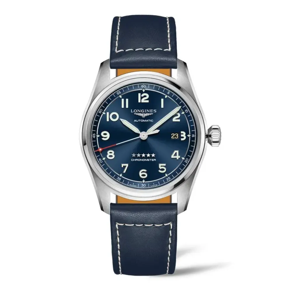 Longines Spirit 42mm L3.811.4.93.0 | Herreure Med Rem | Herreure I Stål