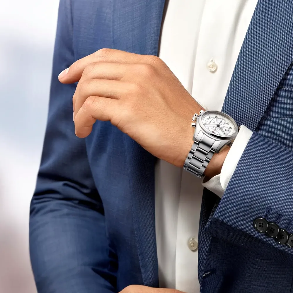 Longines Spirit 42mm L3.820.4.73.6 | Herreure I Stål | Herreure Med Lænke