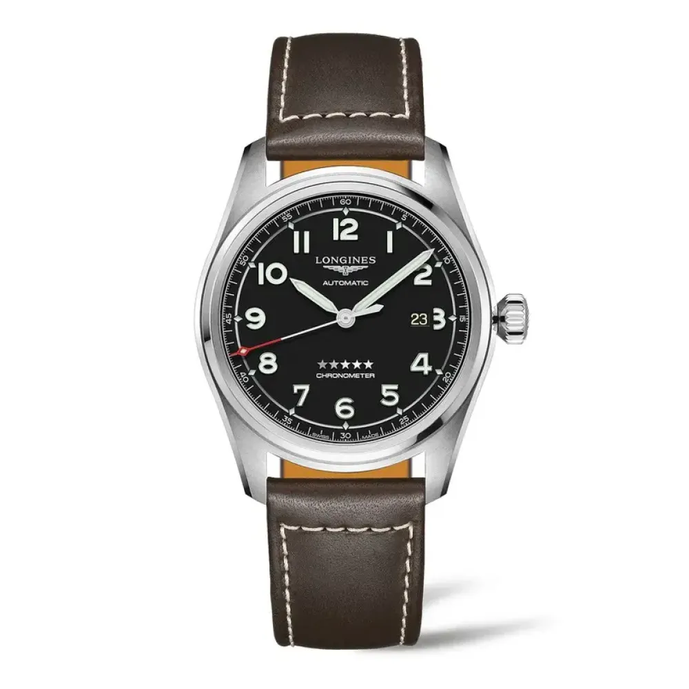 Longines Spirit Prestige Edition 42mm L3.811.4.53.9 | Herreure Med Rem | Herreure Med Lænke