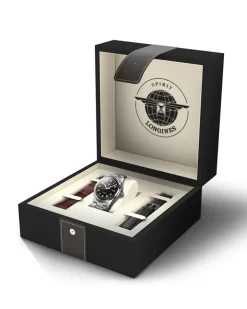 Longines Spirit Prestige Edition 42mm L3.811.4.53.9 | Herreure Med Rem | Herreure Med Lænke