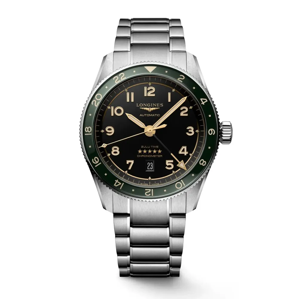 Longines Spirit Zulu Time 42mm L3.812.4.63.6 | Herreure Med Lænke | Herreure I Stål