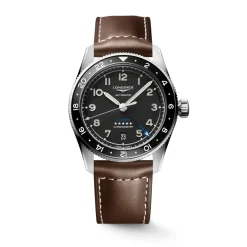 Longines Spirit Zulu Time 39mm L3.802.4.53.2 | Herreure Med Rem | Herreure I Stål