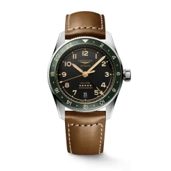 Longines Spirit Zulu Time 39mm L3.802.4.63.2 | Herreure Med Rem | Herreure I Stål