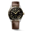 Longines Spirit Zulu Time 42mm L3.812.5.53.2 | Herreure Med Rem | Herreure I Stål