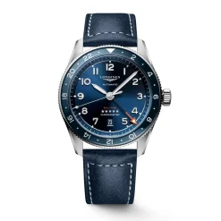 Longines Spirit Zulu Time 42mm L3.812.4.93.2 | Herreure Med Rem | Herreure I Stål
