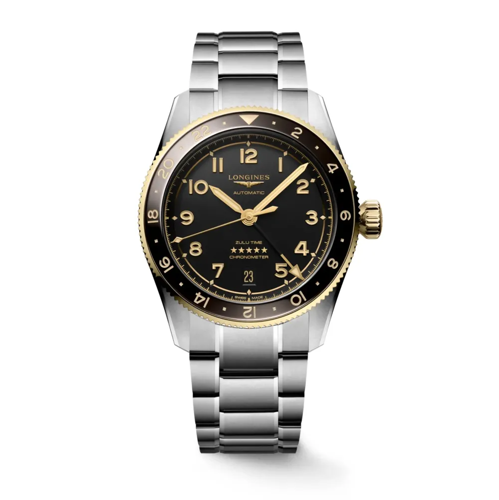 Longines Spirit Zulu Time 39mm L3.802.5.53.6 | Herreure Med Lænke | Herreure I Stål