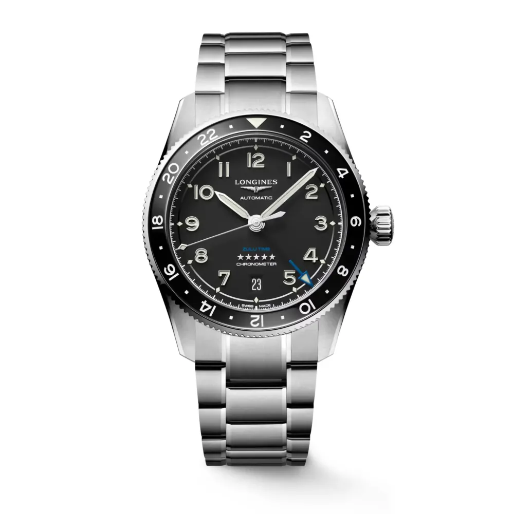 Longines Spirit Zulu Time 39mm L3.802.4.53.6 | Herreure Med Lænke | Herreure I Stål