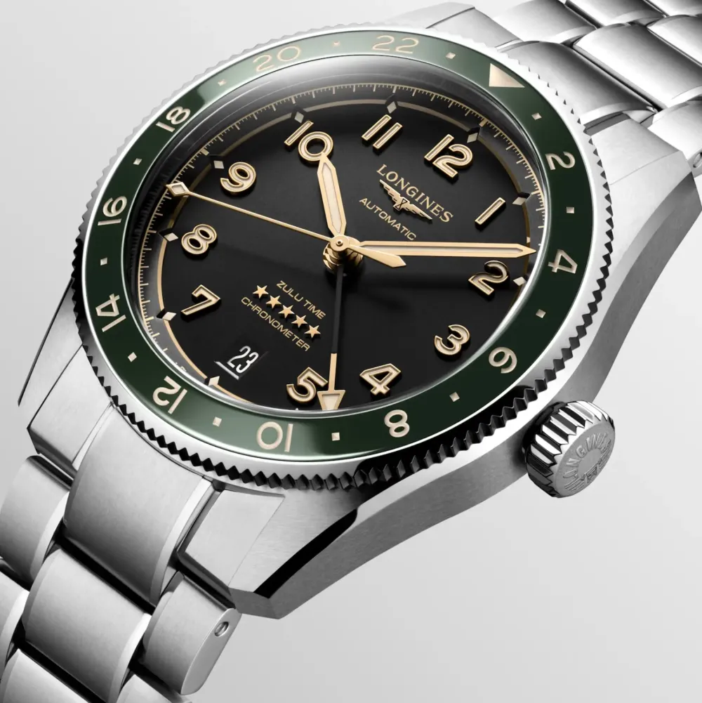Longines Spirit Zulu Time 39mm L3.802.4.63.6 | Herreure Med Lænke | Herreure I Stål