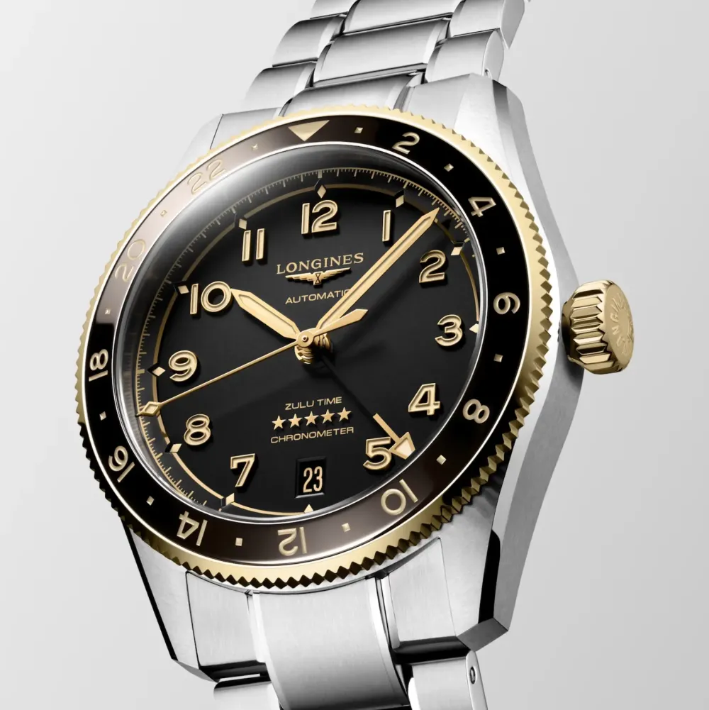 Longines Spirit Zulu Time 39mm L3.802.5.53.6 | Herreure Med Lænke | Herreure I Stål