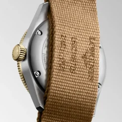 Longines Spirit Zulu Time 39mm L3.802.5.53.9 | Herreure Med Rem | Herreure I Bicolor