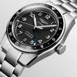 Longines Spirit Zulu Time 39mm L3.802.4.53.6 | Herreure Med Lænke | Herreure I Stål