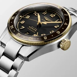 Longines Spirit Zulu Time 39mm L3.802.5.53.6 | Herreure Med Lænke | Herreure I Stål