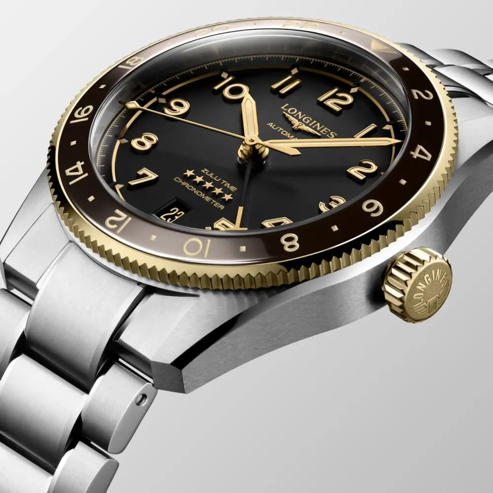 Longines Spirit Zulu Time 39mm L3.802.5.53.6 | Herreure Med Lænke | Herreure I Stål