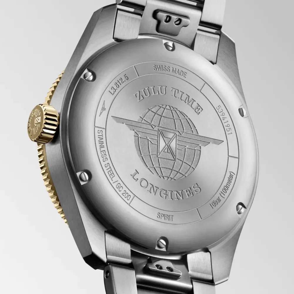 Longines Spirit Zulu Time 42mm L3.812.5.53.6 | Herreure Med Lænke | Herreure I Stål