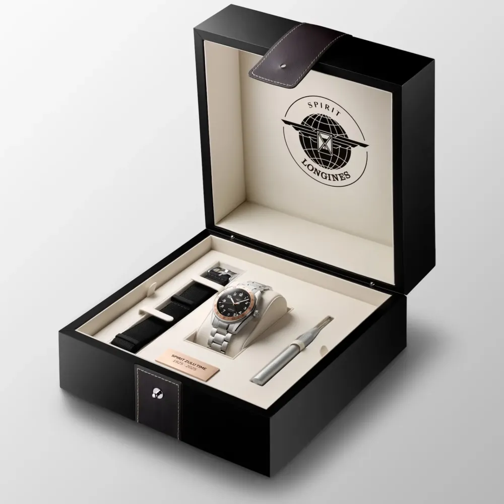 Longines Spirit Zulu Time 39mm L3.803.5.53.6 | Herreure Med Lænke | Herreure I Stål