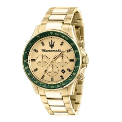 Maserati ure Maserati Sfida 44mm R8873640005 | Herreure Med Lænke | Herreure I Gulddouble