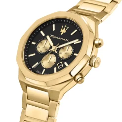 Maserati ure Maserati Stile 45mm R8873642001 | Herreure Med Lænke | Herreure I Gulddouble