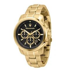 Maserati ure Maserati Successo 44mm R8873621013 | Herreure Med Lænke | Herreure I Gulddouble