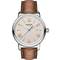 Mont Blanc Star Legacy 43mm 126104 | Herreure Med Rem | Herreure I Stål