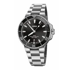 Oris ure Oris Aquis Date 41,5mm 733 7787 4154MB | Herreure Med Lænke | Herreure I Stål