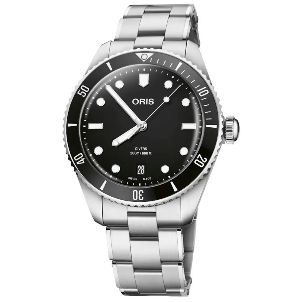 Oris ure Oris Divers 65 Date 39mm 733 7795 4054SET | Herreure Med Lænke | Herreure I Stål
