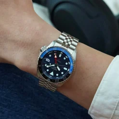 Seiko 5 Sports Automatic GMT SSK003K1 | Herreure Med Lænke | Herreure I Stål