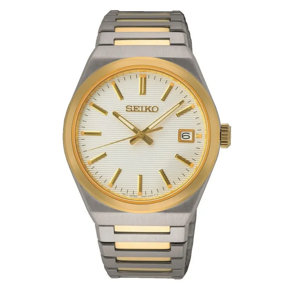 Seiko SUR558P1 | Herreure Med Lænke | Herreure I Bicolor