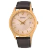 Seiko SUR472P1 | Herreure Med Rem | Herreure I Gulddouble