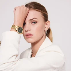 Sif Jakobs Jewellery Sif Jakobs Aurora ur SJ-W1056-CZ-YG | Dame Dameure Med Lænke | Dameure I Gulddouble