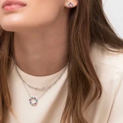 Sif Jakobs Jewellery Sif Jakobs Biella Grande halskæde SJ-C338(1)-XCZ | Halskæder | Sølvsmykker
