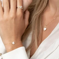 Sif Jakobs Jewellery Sif Jakobs Caro armbånd SJ-B72358-CZ-YG | Armbånd | Forgyldte Sølvsmykker