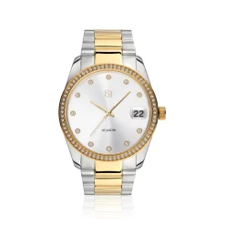 Sif Jakobs Jewellery Sif Jakobs Electra ur SJ-W1054-CZ-YG2 | Dame Dameure Med Lænke | Dameure I Bicolor