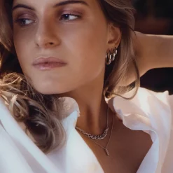 Sif Jakobs Jewellery Sif Jakobs Ellera Ovale halskæde SJ-N2414-CZ | Halskæder | Sølvsmykker