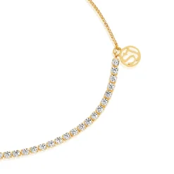 Sif Jakobs Jewellery Sif Jakobs Ellera Tennis armbånd SJ-B42032-CZ-SG | Armbånd | Forgyldte Sølvsmykker